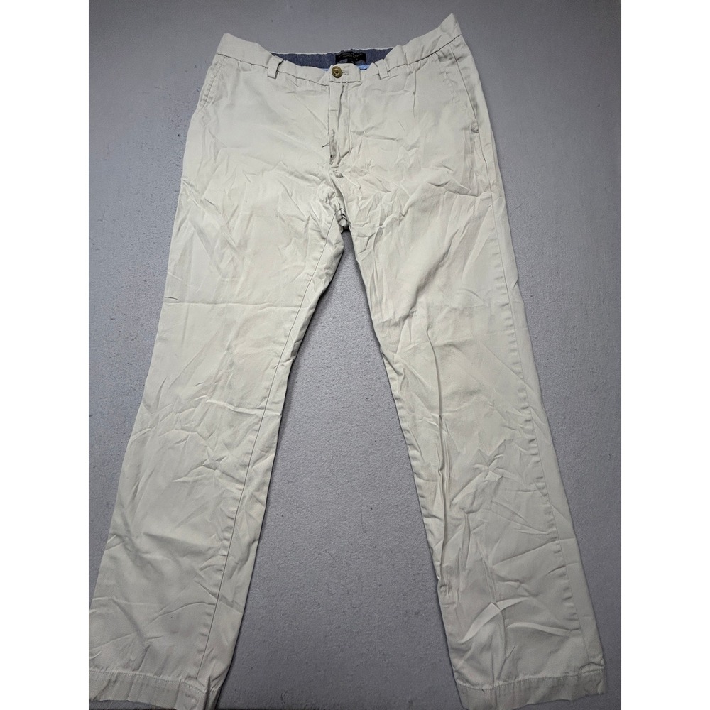 Banana Republic Emerson Chino Cotton Beige 35x34 Mens
